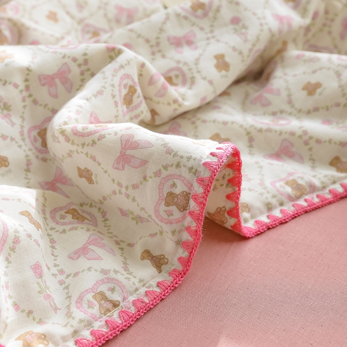 91家纺网 家纺一手货源 找家纺 买家秀 爆款不断货A类母婴级双层纱大豆被子春秋被秋冬被大豆纤维被子被芯空调被20%大豆被子夏被夏凉被 芭比熊