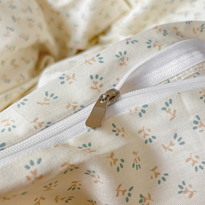 91家纺网 家纺一手货源 找家纺 柠馨 2025新款13372全棉床单床笠枕套被套单品系列-单被套 淡若烟云