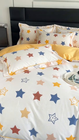 91家纺网 家纺一手货源 找家纺 （总）7V 2024新款轻奢13376纯棉全棉喷气四件套