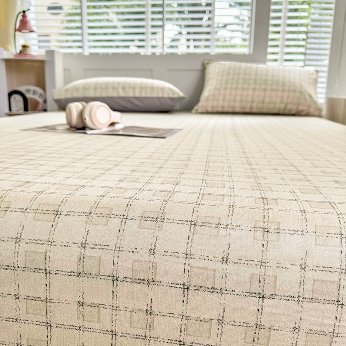 91家纺网 家纺一手货源 找家纺 柠馨 2025新款13372全棉床单床笠枕套被套单品系列-单床笠 空白格