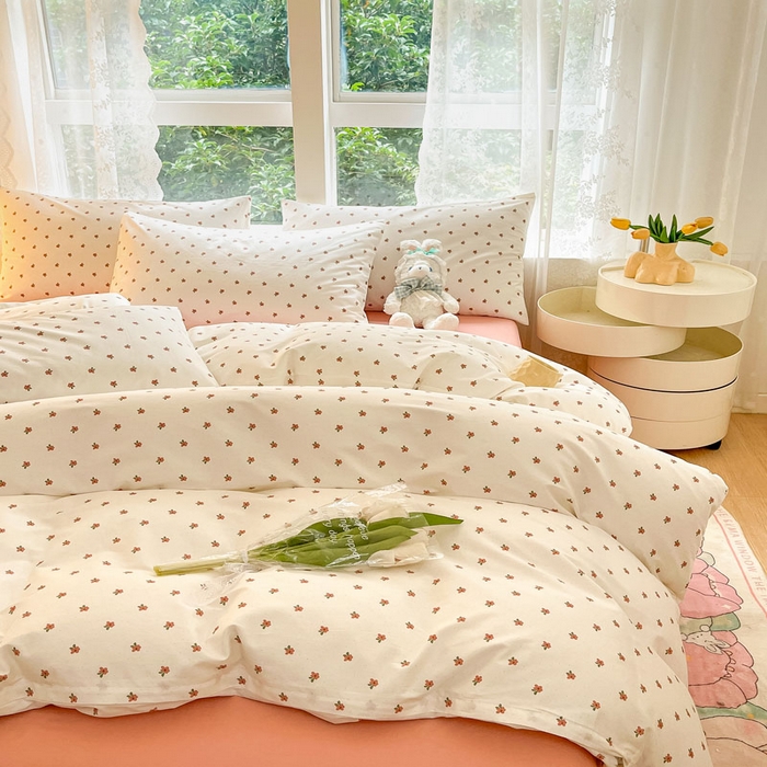 91家纺网 家纺一手货源 找家纺 柠馨 2025新款13372全棉学生三件套单人宿舍三件套四件套 拾忆