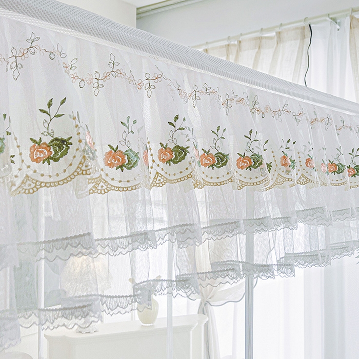 91家纺网 家纺一手货源 找家纺 青竹苑 2025新款紫荆花床笠式坐床防摔蚊帐 奶昔白