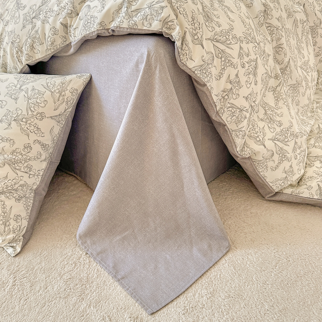 91家纺网 家纺一手货源 找家纺 柠馨 2025新款13372全棉床单床笠枕套被套单品系列-单被套 麦语