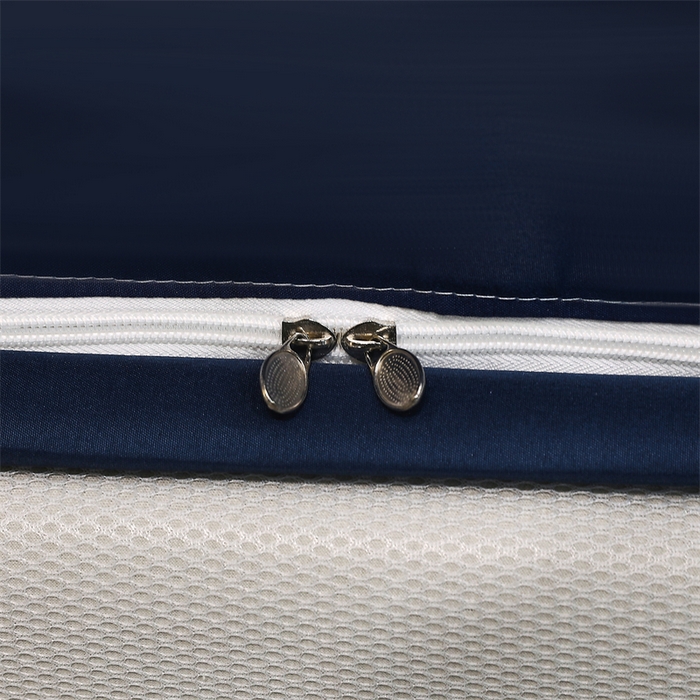 91家纺网 家纺一手货源 找家纺 青竹苑 2025新款双层雪纺边回底外穿坐床 宾利蓝