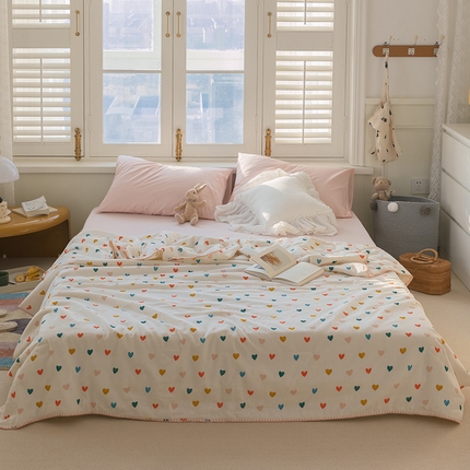 91家纺网 家纺一手货源 找家纺 （总）买家秀 爆款不断货A类母婴级双层纱大豆被子春秋被秋冬被大豆纤维被子被芯空调被20%大豆被子夏被夏凉被