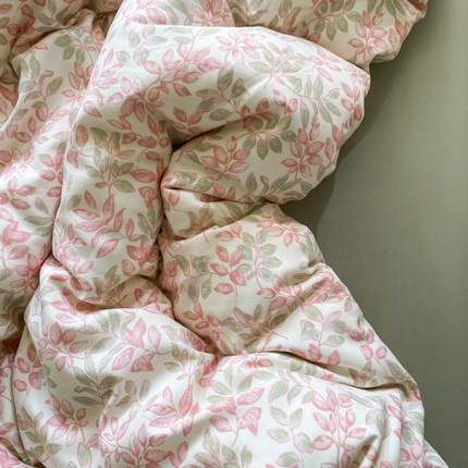 91家纺网 家纺一手货源 找家纺 （总）仟网汇 2025新款针织双层纱AB版四件套