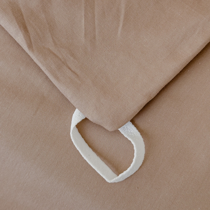 91家纺网 家纺一手货源 找家纺 锦彩 2025新款40长绒棉酒店宾馆民宿学生三件套正宗13372双拼纯色全棉四件套（可定制）奶昔白-摩卡