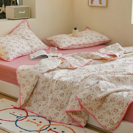 买家秀 爆款不断货A类母婴级双层纱大豆被子春秋被秋冬被大豆纤维被子被芯空调被20%大豆被子夏被夏凉被 月光集