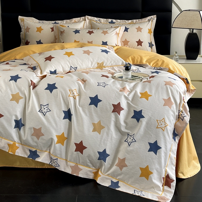 91家纺网 家纺一手货源 找家纺 （总）7V 2024新款轻奢13376纯棉全棉喷气四件套