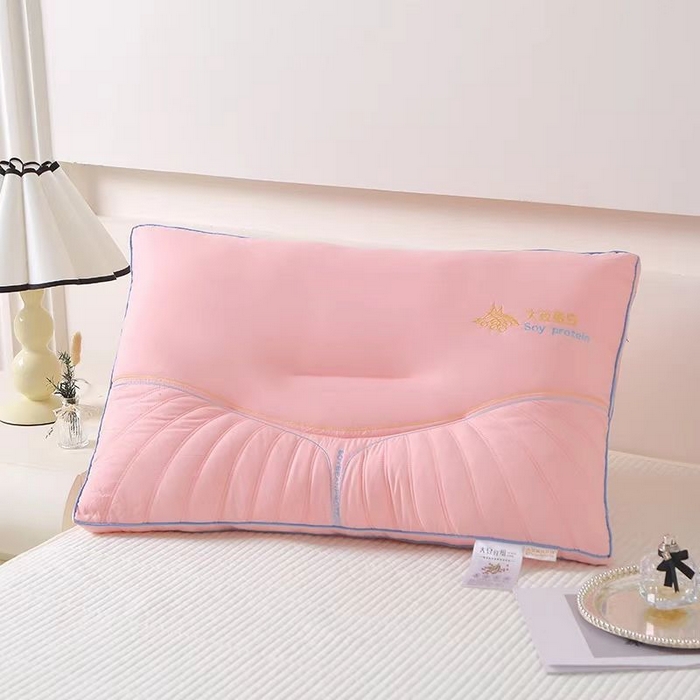 91家纺网 家纺一手货源 找家纺 （总）畅新芯 2025新款大豆蛋白纤维三分区定型枕芯