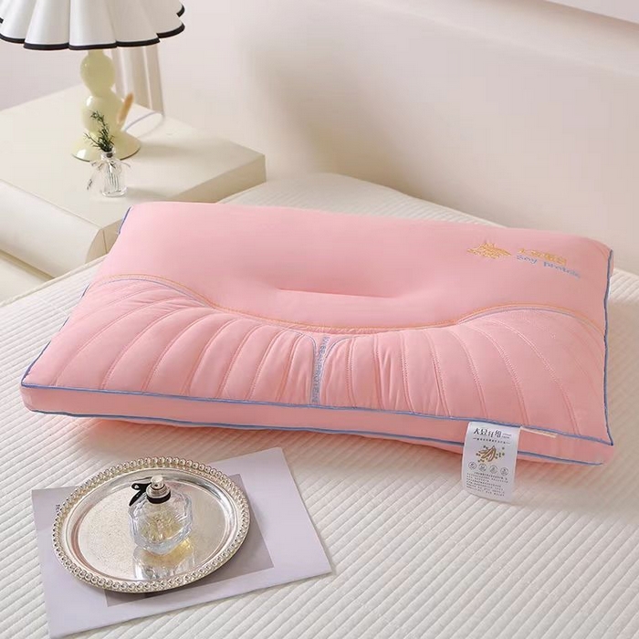 91家纺网 家纺一手货源 找家纺 （总）畅新芯 2025新款大豆蛋白纤维三分区定型枕芯