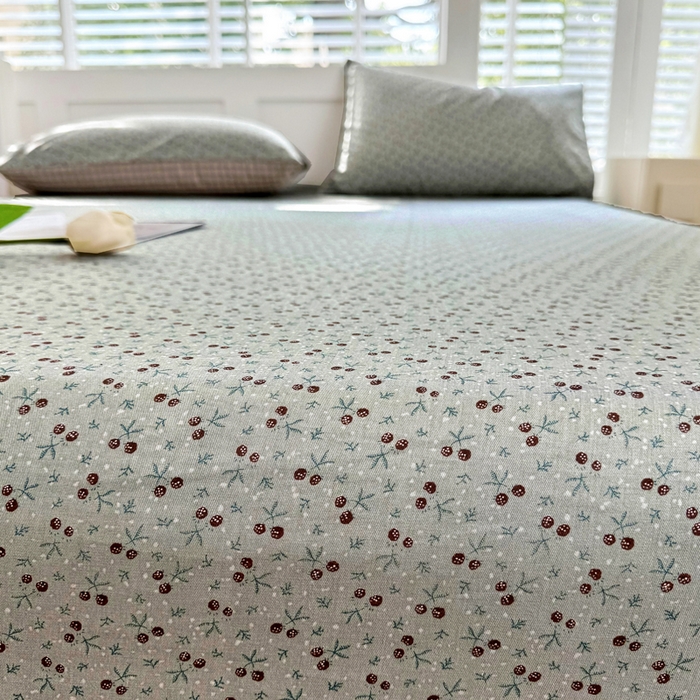 91家纺网 家纺一手货源 找家纺 柠馨 2025新款13372全棉床单床笠枕套被套单品系列-单床笠 觅儿