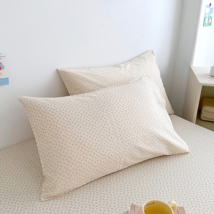 91家纺网 家纺一手货源 找家纺 柠馨 2025新款13372全棉床单床笠枕套被套单品系列-单床笠 淡若烟云