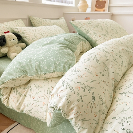 柠馨 2025新款13372全棉印花四件套 洛伊