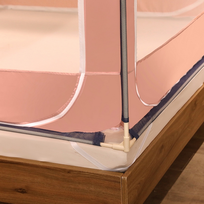 91家纺网 家纺一手货源 找家纺 （总）青竹苑 2025新款外穿中式坐床全底防摔蚊帐