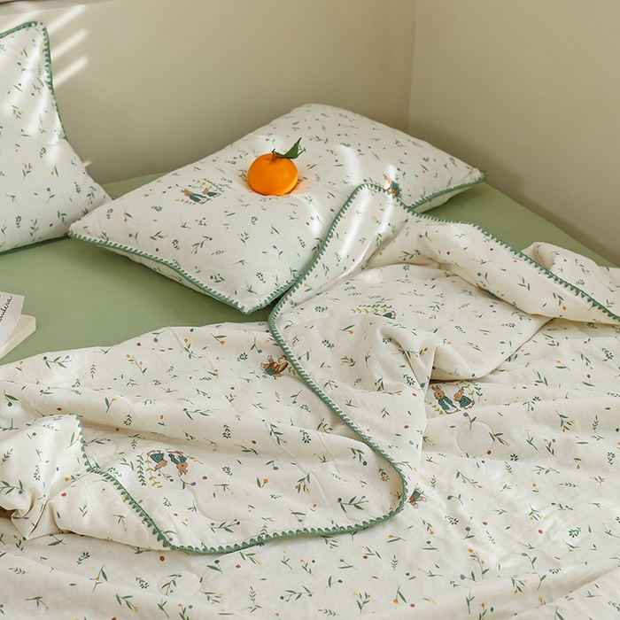 91家纺网 家纺一手货源 找家纺 买家秀 爆款不断货A类母婴级双层纱大豆被子春秋被秋冬被大豆纤维被子被芯空调被20%大豆被子夏被夏凉被 薇拉