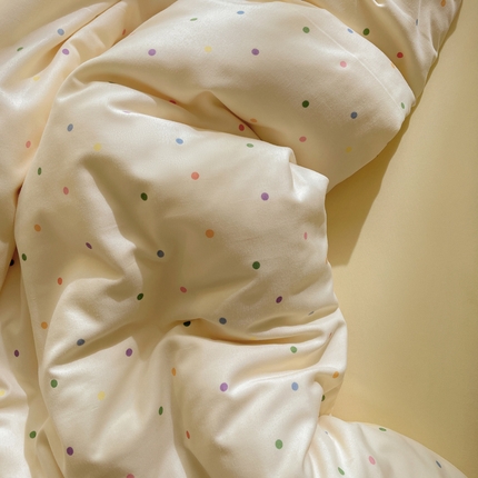 91家纺网 家纺一手货源 找家纺 （总）仟网汇 2025新款针织双层纱AB版四件套