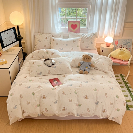 博雅 2025新款全棉A类双层纱四件套 小马宝莉