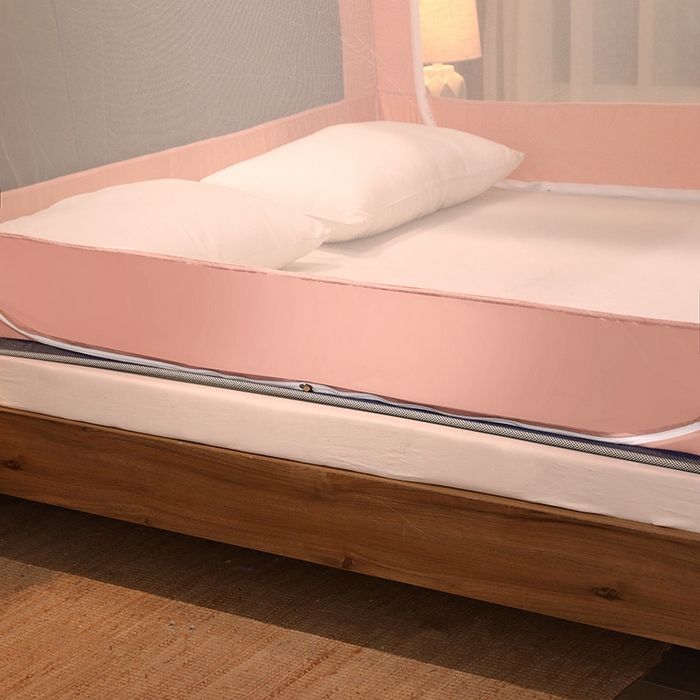 91家纺网 家纺一手货源 找家纺 （总）青竹苑 2025新款外穿中式坐床全底防摔蚊帐