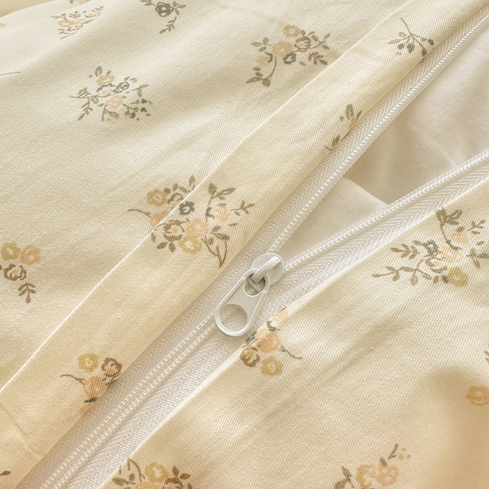 91家纺网 家纺一手货源 找家纺 柠馨 2025新款13372全棉床单床笠枕套被套单品系列-单被套 倾心