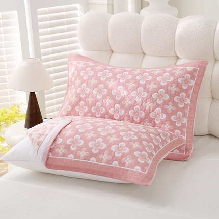 91家纺网 家纺一手货源 找家纺 （总）朴尔家纺-毛巾被 2025新款芬柔AB纱卡通三层纯棉纱布枕巾