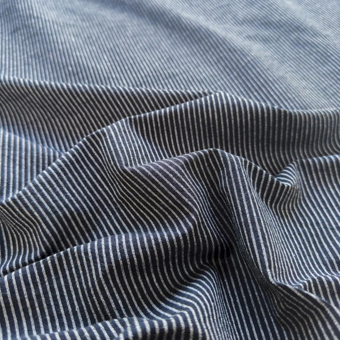 91家纺网 家纺一手货源 找家纺 柠萌家居 2025新款无印风全棉色织A类母婴级纯棉水洗棉床单 黑极细条