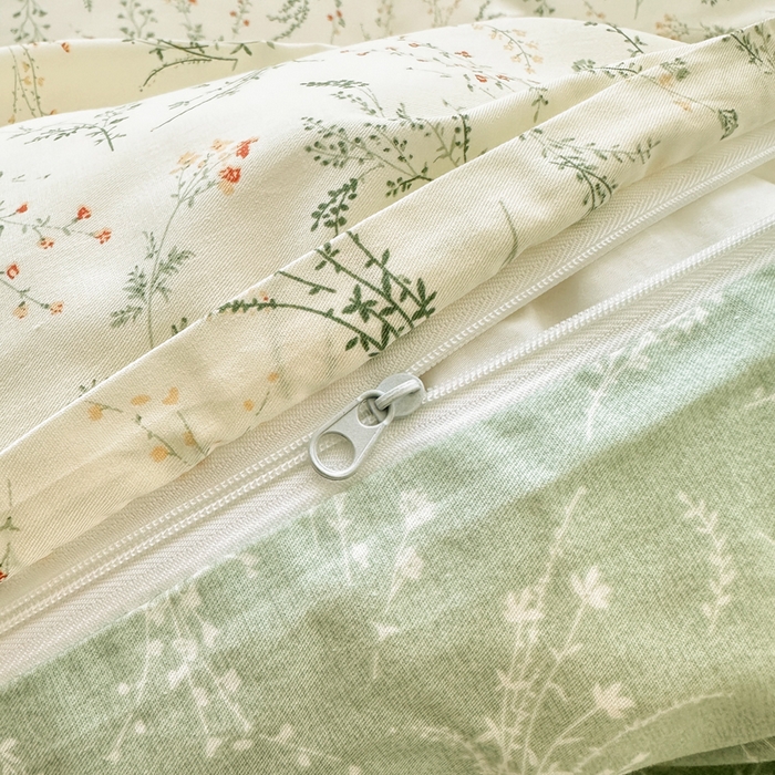 91家纺网 家纺一手货源 找家纺 柠馨 2025新款13372全棉印花四件套 洛伊