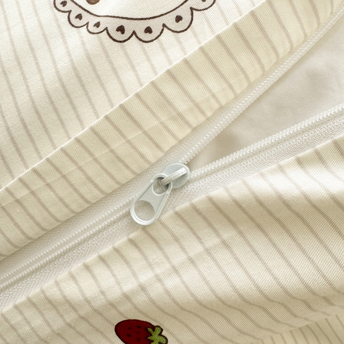 91家纺网 家纺一手货源 找家纺 柠馨 2025新款13372全棉床单床笠枕套被套单品系列-单被套 卡洛儿