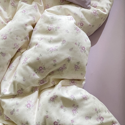 91家纺网 家纺一手货源 找家纺 （总）仟网汇 2025新款针织双层纱AB版四件套