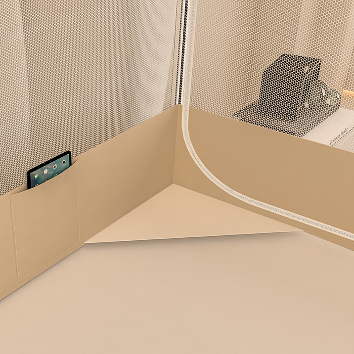 91家纺网 家纺一手货源 找家纺 青竹苑 2025新款烫画外穿防摔坐床蚊帐 熊熊朋友们