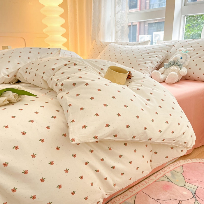 91家纺网 家纺一手货源 找家纺 柠馨 2025新款13372全棉学生三件套单人宿舍三件套四件套 拾忆