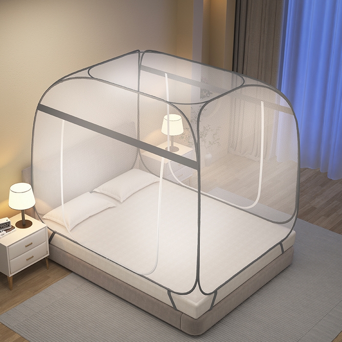 91家纺网 家纺一手货源 找家纺 （总）青竹苑 2025新款免安装大顶魔术蚊帐