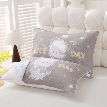 91家纺网 家纺一手货源 找家纺 （总）朴尔家纺-毛巾被 2025新款芬柔AB纱卡通三层纯棉纱布枕巾