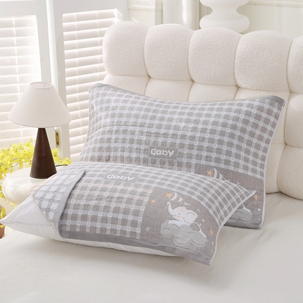 91家纺网 家纺一手货源 找家纺 （总）朴尔家纺-毛巾被 2025新款芬柔AB纱卡通三层纯棉纱布枕巾