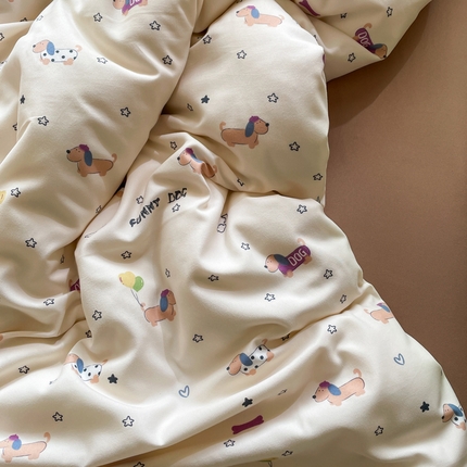 91家纺网 家纺一手货源 找家纺 （总）仟网汇 2025新款针织双层纱AB版四件套