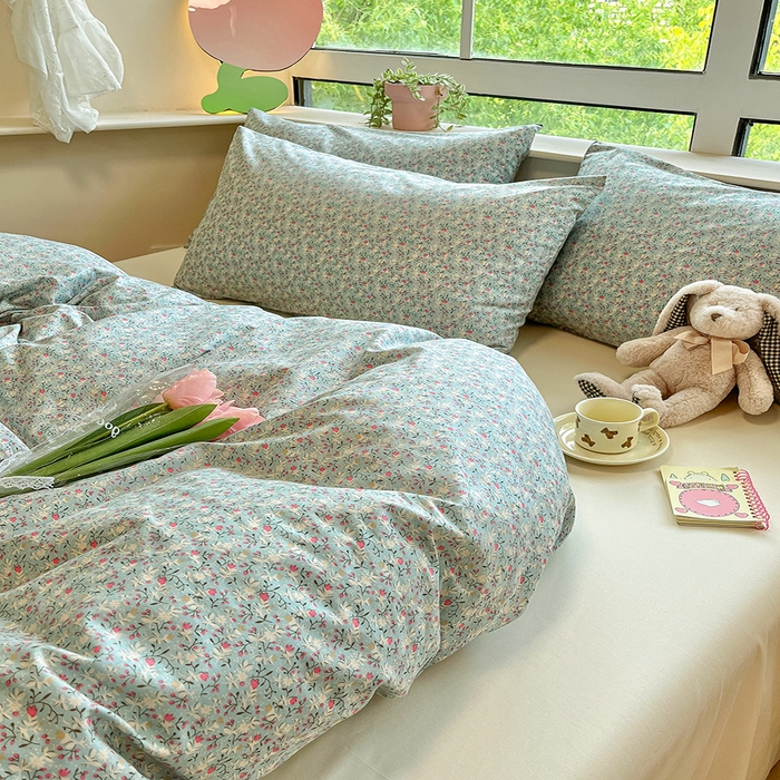 91家纺网 家纺一手货源 找家纺 柠馨 2025新款13372全棉床单床笠枕套被套单品系列-单枕套 如曼