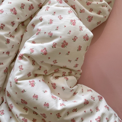 91家纺网 家纺一手货源 找家纺 （总）仟网汇 2025新款针织双层纱AB版四件套