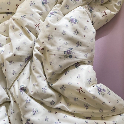 91家纺网 家纺一手货源 找家纺 （总）仟网汇 2025新款针织双层纱AB版四件套