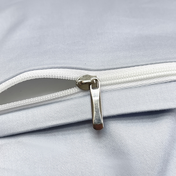 91家纺网 家纺一手货源 找家纺 【直播爆款】A类全棉数码印花四件套纯棉轻奢风长绒棉床单被套条纹床上用品 SM浮影-沁水蓝