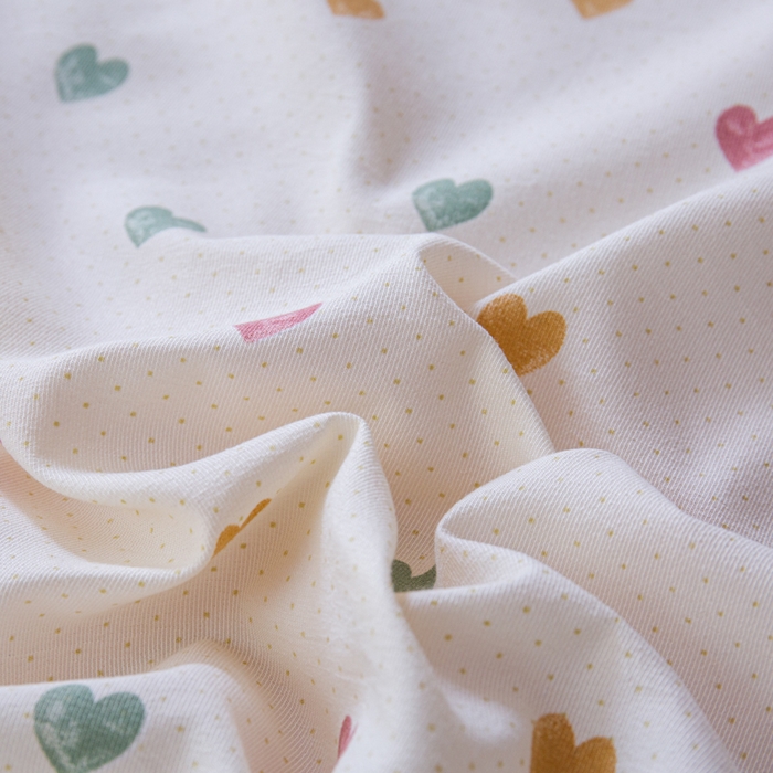 91家纺网 家纺一手货源 找家纺 利禾家纺 2025新款针织天竺棉水洗棉四件套被套学生宿舍三件套床单款 蜜糖甜心