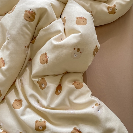 91家纺网 家纺一手货源 找家纺 （总）仟网汇 2025新款针织双层纱AB版四件套