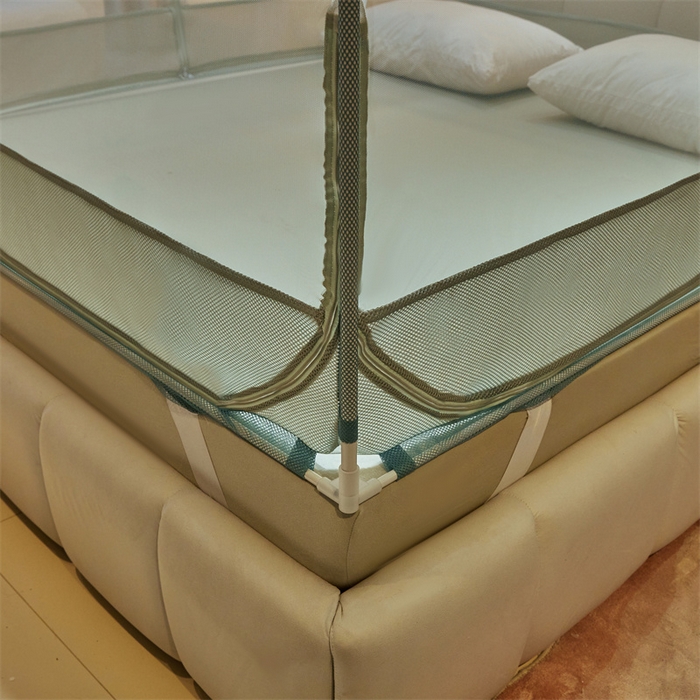 91家纺网 家纺一手货源 找家纺 （总）青竹苑 2025新款花边TU拉链外穿全底坐床蚊帐