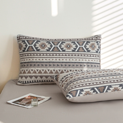 柠馨 2025新款13372全棉床单床笠枕套被套单品系列-单枕套 波西米亚