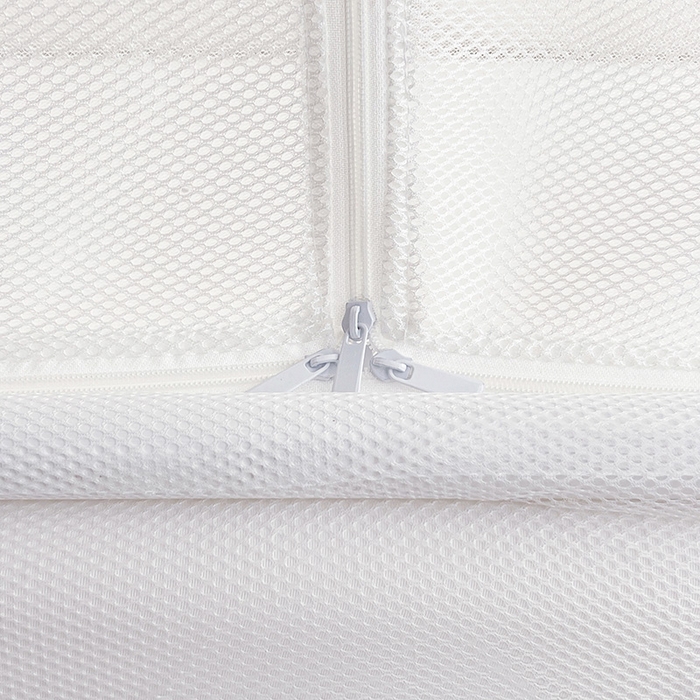 91家纺网 家纺一手货源 找家纺 青竹苑 2025新款紫荆花床笠式坐床防摔蚊帐 奶昔白