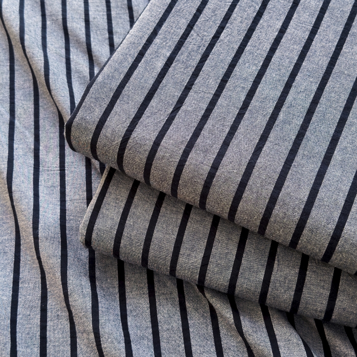 91家纺网 家纺一手货源 找家纺 柠萌家居 2025新款无印风全棉色织A类母婴级纯棉水洗棉床单 白日梦想家-黑