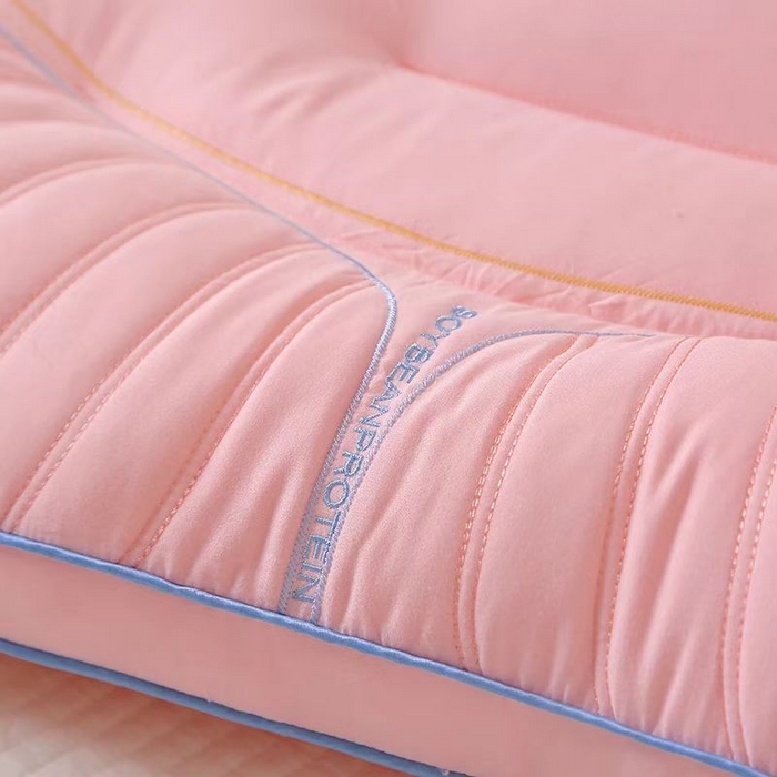 91家纺网 家纺一手货源 找家纺 （总）畅新芯 2025新款大豆蛋白纤维三分区定型枕芯