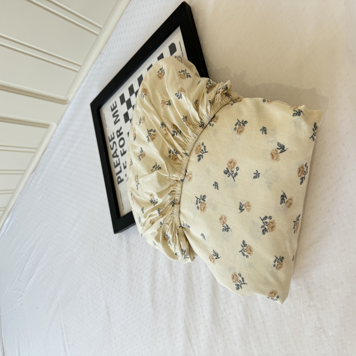 91家纺网 家纺一手货源 找家纺 柠馨 2025新款13372全棉床单床笠枕套被套单品系列-单床笠 馥郁