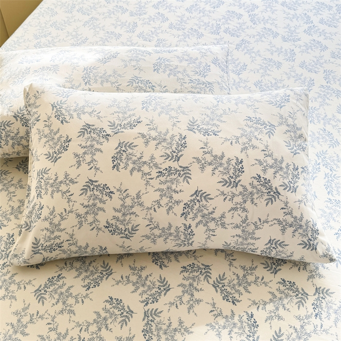 91家纺网 家纺一手货源 找家纺 多品家纺 2025新款超柔水洗云朵棉单品床笠 挪威森林