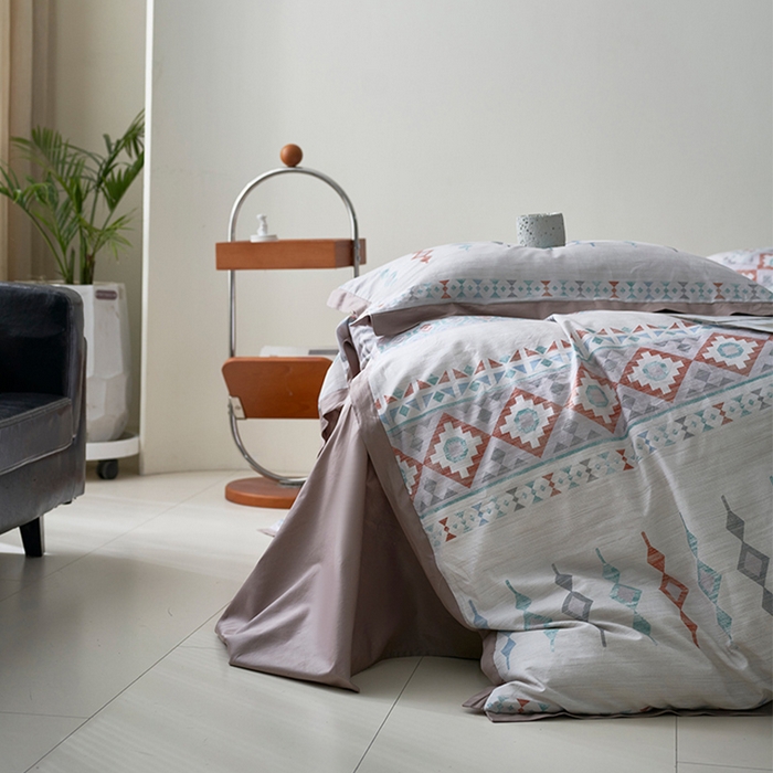 91家纺网 家纺一手货源 找家纺 （总）橙艺家居 2025新款臻品柔棉印花四件套