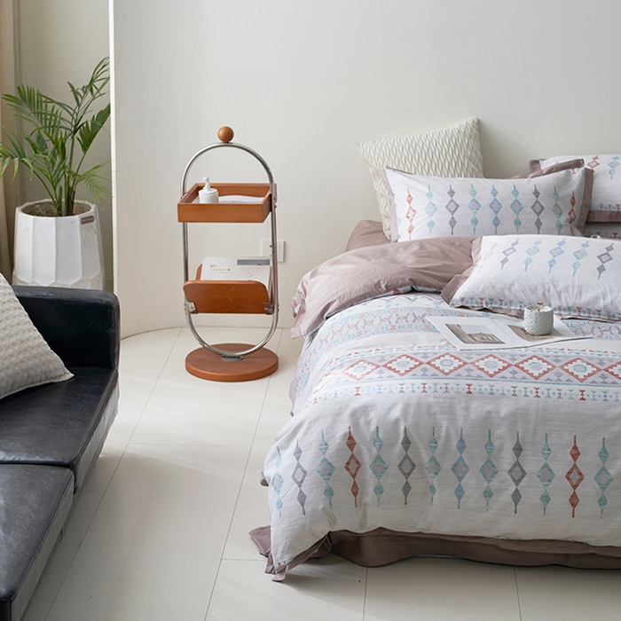 91家纺网 家纺一手货源 找家纺 （总）橙艺家居 2025新款臻品柔棉印花四件套